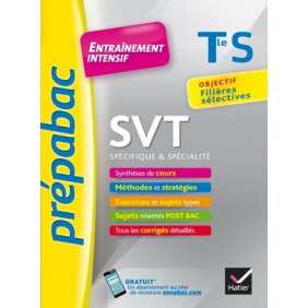 SVT TLE S (SPECIFIQUE & SPECIALITE) - PREPABAC ENTRAINEMENT INTENSIF