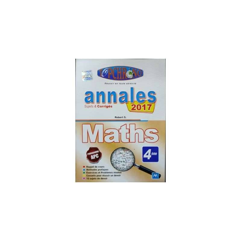 TOP CHRONO MATHS 4 EME 2017 TOP CHRONO MATHS 4 EME 2017