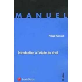 Introduction a l'etude du droit : 13e edition