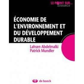 Economie de l'environnement et du developpement durable