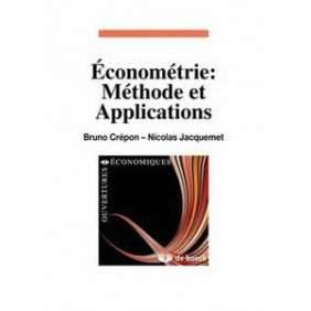 Econometrie : methode et applications