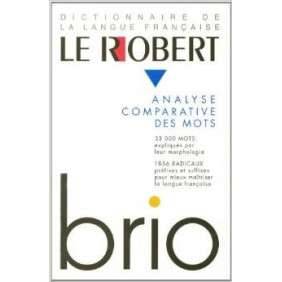 Le robert brio analyse comparative des mots