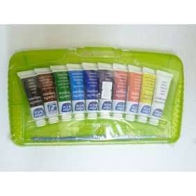 GOUACHE 10 TUBES 10MM+PINCEAU