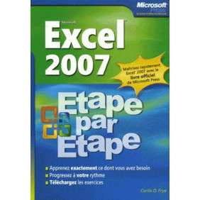 EXCEL 2007  - ETAPE PAR ETAPE - LIVRE + SITE WEB
