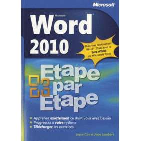 WORD 2010 - ETAPE PAR ETAPE