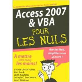 Access 2007 et VBA pour les Nuls