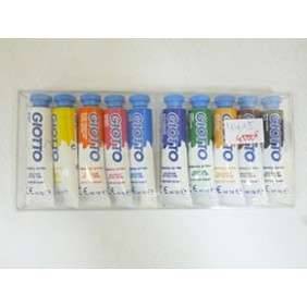 GOUACHE TUBES 10ML ASSORTIS BOITE 10