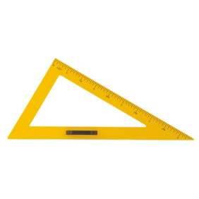 EQUERRE A TABLEAU 60CM PLASTIQUE JAUNE