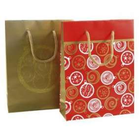 SAC MOYEN 17+6*22CM NOEL LUMINEUX