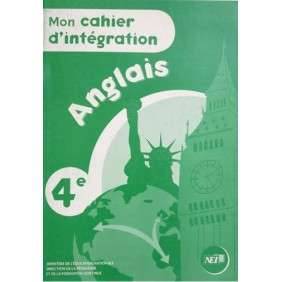 MON CAHIER D’INTEGRATION 4E   ANGLAIS