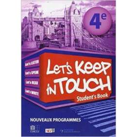 LET S KEEP IN TOUCH  LIVRE DE L'ELEVE