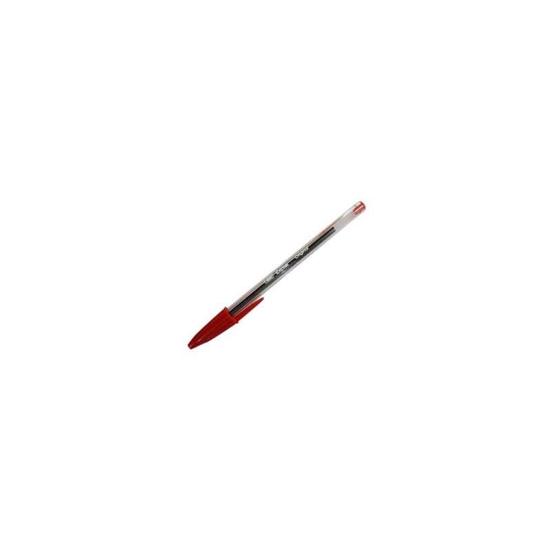 STYLO BIC CRISTAL ROUGE POINTE MOYENNE