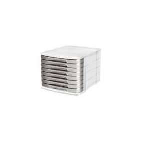 BLOC 8 TIROIRS 398M TAUPE METALISE