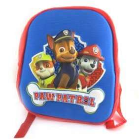 SAC A DOS ROUGE ET BLANC PAW PATROL 3D