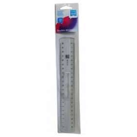 DOUBLE DECIMETRE 20CM CRISTAL
