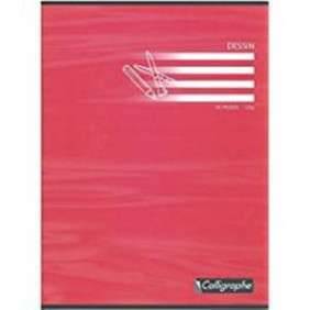 CAHIER DE DESSIN PIQUE UNI 24*32 96P 70G