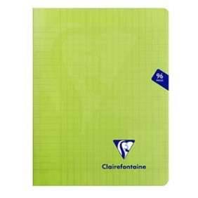 CAHIER PIQUE 17*22 INCOLORE 192P SEYES 90G POLYPRO
