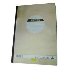 CARNET DE DEVIS 50FEUILLES TRIPLI AUTO A4