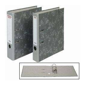 CLASSEUR LEVIER DOS EXTRA LARGE SANS PERFORATEUR GRIS CARTON 50MM