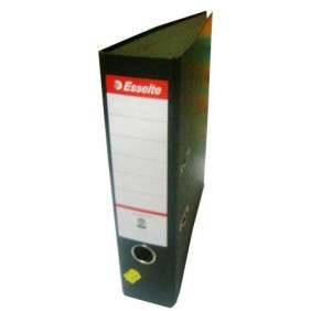 CLASSEUR LEVIER DOS LARGE 75MM SANS PERFORATEUR GRIS CARTON