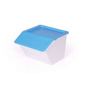 CAISSE DE RANGEMENT BLANC BLEU
