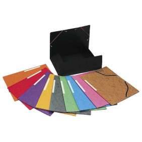 CHEMISE RABAT ELASTIQUE + ETIQUETTES 24*32 COULEURS  ASSORTIES  4 10 POLYPROPYLENE