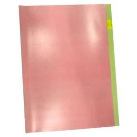CHEMISE DOSSIER TOILE 3 CM ROSE 24*32