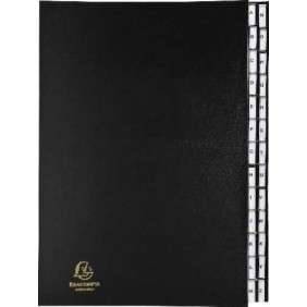 TRIEUR A CAVALIER 26 COMPARTIMENTS ALPHABETIQUE NOIR