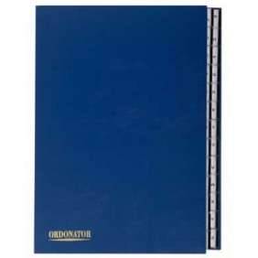 TRIEUR A CAVALIER 26 COMPARTIMENTS ALPHABETIQUE BLEU