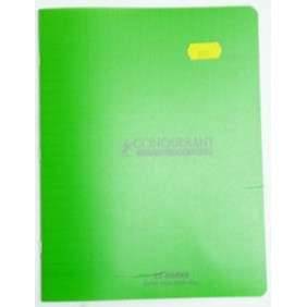 Cahier conquérant pique 17x22 32P vert polypro