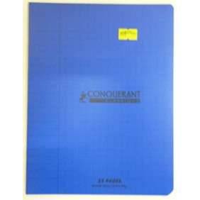 CAHIER PIQUE 17x22 32P BLEU 90G SEYES POLYPRO