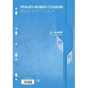FEUILLE MOBILE A4 100 PAGES BLEU SEYES
