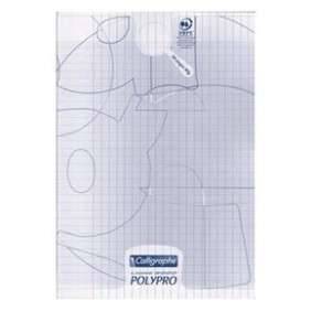 CAHIER PIQUE 24x32 140P INCOLORE 4 INDEX 8000 POLYPRO SEYES