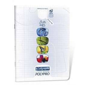 CAHIER PIQUE A4 96P INCOLORE 3 INDEX 8000 POLYPRO SEYES
