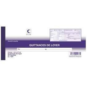 CARNET QUITTANCE LOYER 105*270