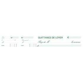 MANIFOLD QUITTANCE DE LOYER 13.5*18.5. 50FEUILLETS