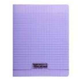 CAHIER PIQUE 24*32 140P VIOLET 90G 8000 POLYPRO SEYES