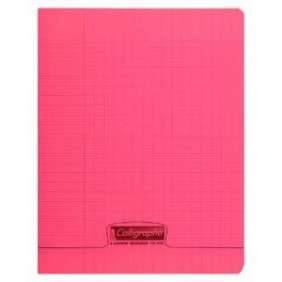 CAHIER PIQUE 17*22 140P ROUGE 90G POLYPRO SEYES