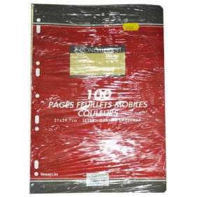 FEUILLE MOBILE A-P A4 JAUNE 70GRS PAQUET 50 SEYES