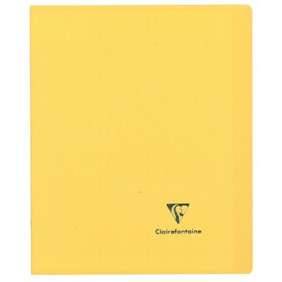 CAHIER PIQUE 17*22 SEYES 96PAGES ASSORTIES POLYPROPYLENE (LAUREAT)