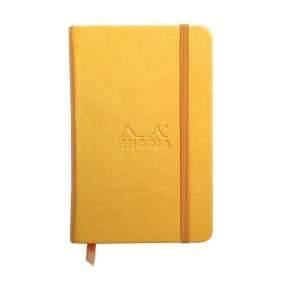 Bloc broche note A6 ligne ivoire 90g orange