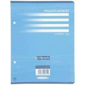 FEUILLE MOBILE 17*22. 200PAGES 90GRS SEYES  PAQUET 100 S-FILM