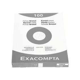 FICHE BRISTOL BLANC TRAVERS 100*150 ETUI 100