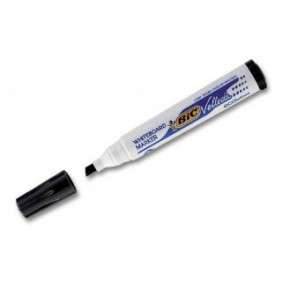 MARKER EFFACABLE A SEC POINTE BISEAU NOIR
