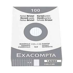 FICHE BRISTOL 125*200 ASSORTI Q5 PAQUET 100