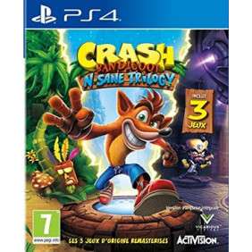 JEUX VIDEO CRASH BANDICOOT TRILOGY PS4