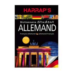 Harrap's dictionnaire student - Edition bilingue français-allemand