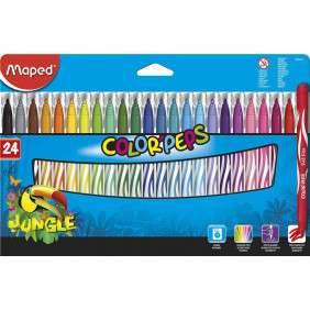 FEUTRE COLOR PEPS JUNGLE BOITE 24
