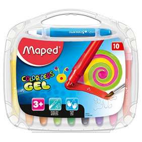 CRAYON GEL COULEUR POCHETTE 10