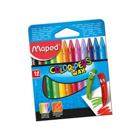 Crayons de couleur Peps 18 pièces MAPED